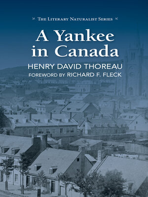 cover image of A Yankee in Canada